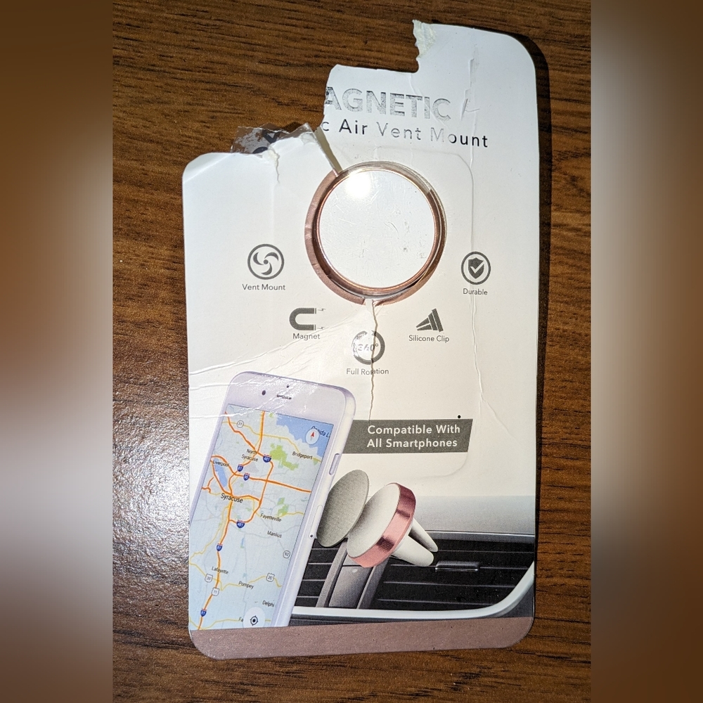 NEW Magnetic Air Vent Clip Rose Gold